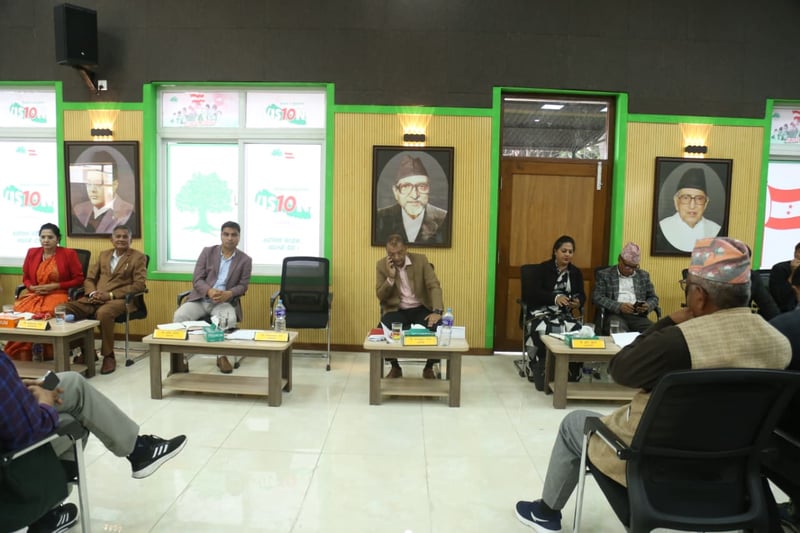 Nepali Congress Central Working Committee Concludes Meeting After Making 16 Decisions