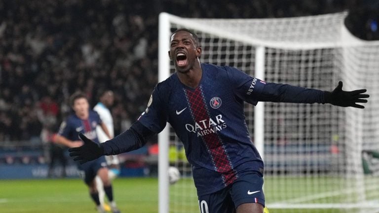 Dembele Shines as PSG Thrash Rivals Marseille 5-0 in 'Le Classique'
