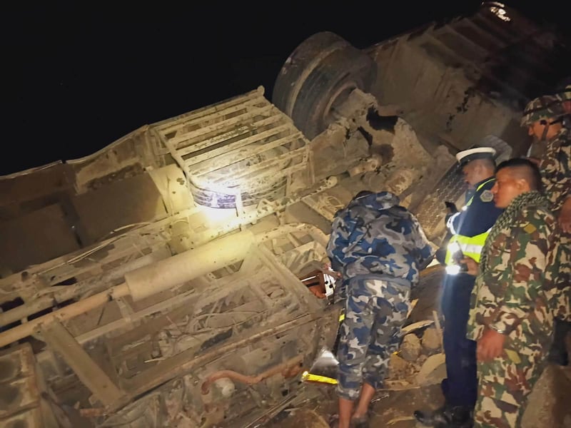 Death Toll Rises to 19 in Dhading Bus Accident