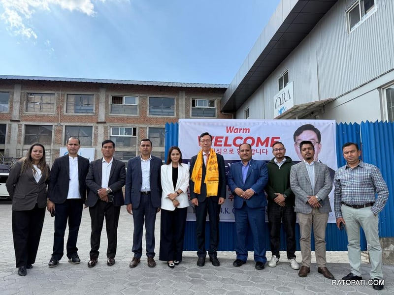 South Korean Ambassador Visits 'Binod Corp' Facilities, Pledges Tech Cooperation