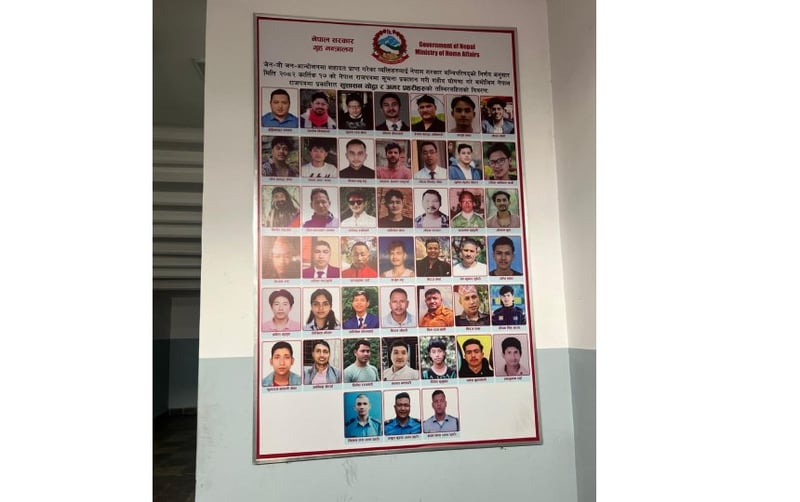 Portraits of Fallen Protesters Adorn Home Ministry, Serving as Constant Reminder of Governance Demands