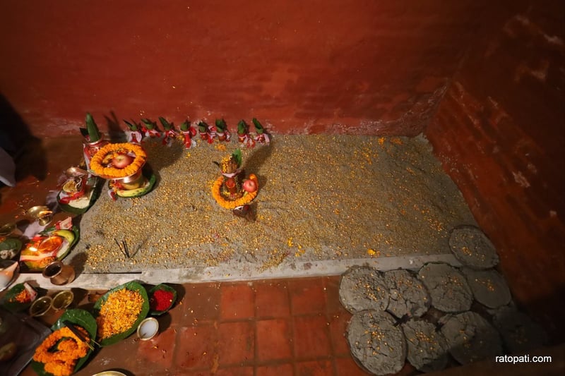 Chaitra Navaratri Begins Today with Ghatasthapana Rituals at Hanuman Dhoka