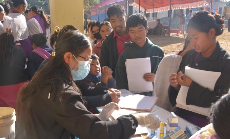 निःशुल्क स्वास्थ्य शिविरबाट ६७६ नागरिक लाभान्वित