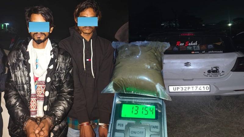 Two Indian Nationals Arrested in Bardiya, Nepal, with Significant Quantity of Brown Heroin