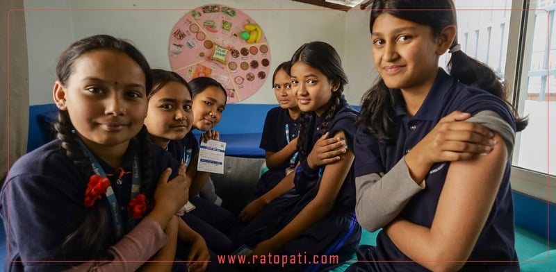 ४९३ स्थानीय तहमा एचपिभी खोप अभियान सञ्चालन