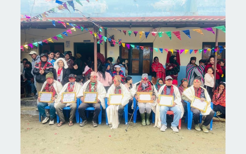 New Earthquake-Resistant Ward Office and Health Post Inaugurated in Myagdi's Dhaulagiri Rural Municipality