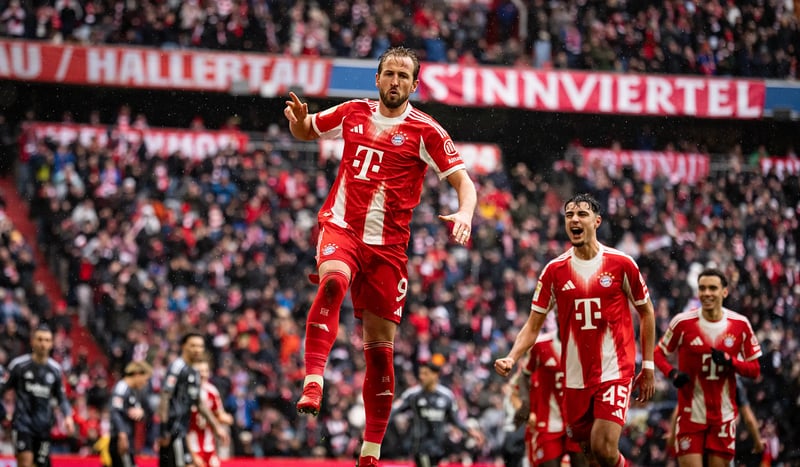 Harry Kane Scores Twice as Bayern Munich Secures Thrilling Victory Over Eintracht Frankfurt