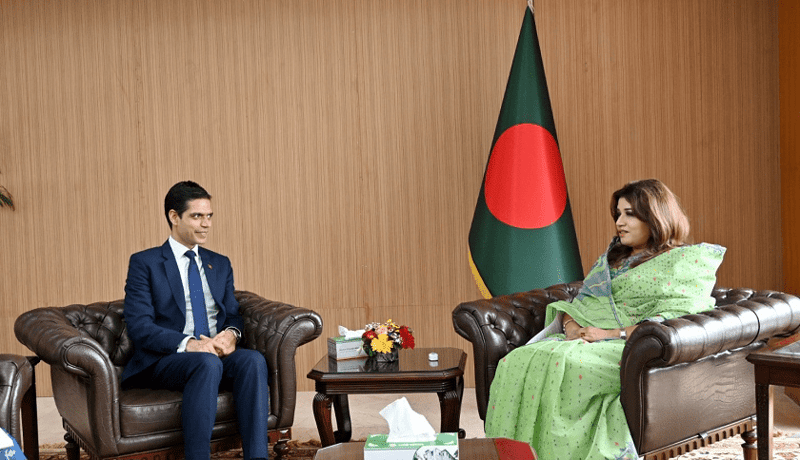 Nepali Ambassador to Bangladesh Holds Courtesy Meeting with New State Minister for Foreign Affairs
