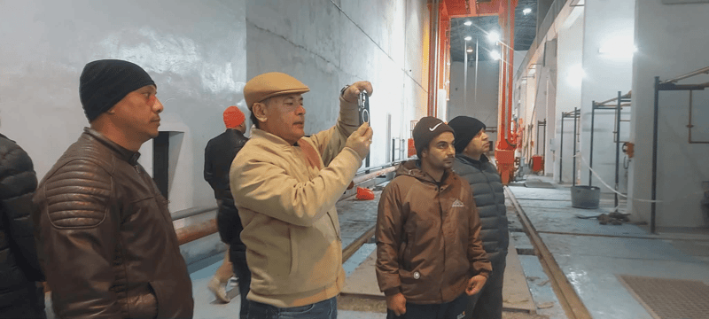 रसुवागढी जलविद्युत आयोजनाको स्थलगत निरीक्षणमा शाक्य: नयाँ प्रविधिको प्रयोग गरेर काम गर्न निर्देशन