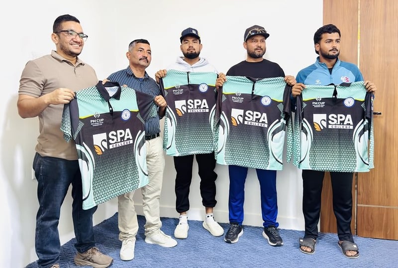 Far-Western Province Cricket Team Unveils New Jersey Ahead of Prime Minister's Cup