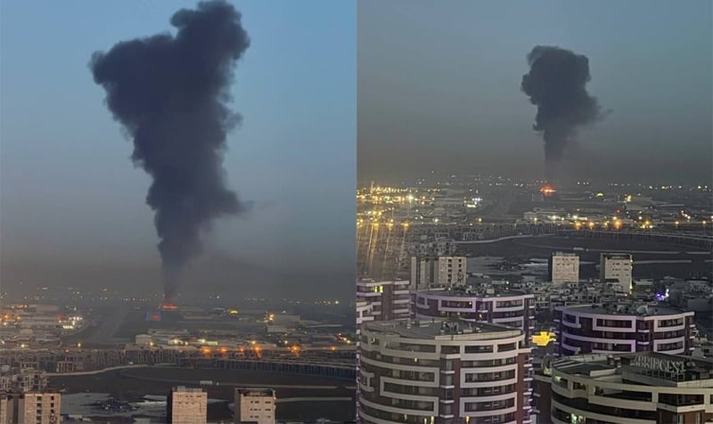 Drone Explosion Reported Near Erbil International Airport in Northern Iraq