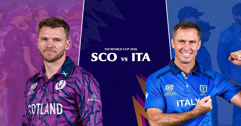 T20 World Cup 2026: Scotland Faces Debutant Italy in Crucial Group C Clash at Eden Gardens