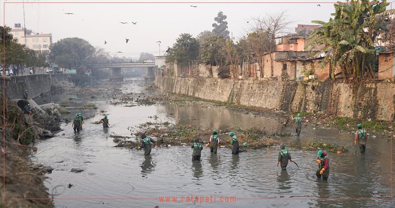 Kathmandu Metropolis Intensifies River Cleanup Campaign to Restore Urban Beauty and Hygiene