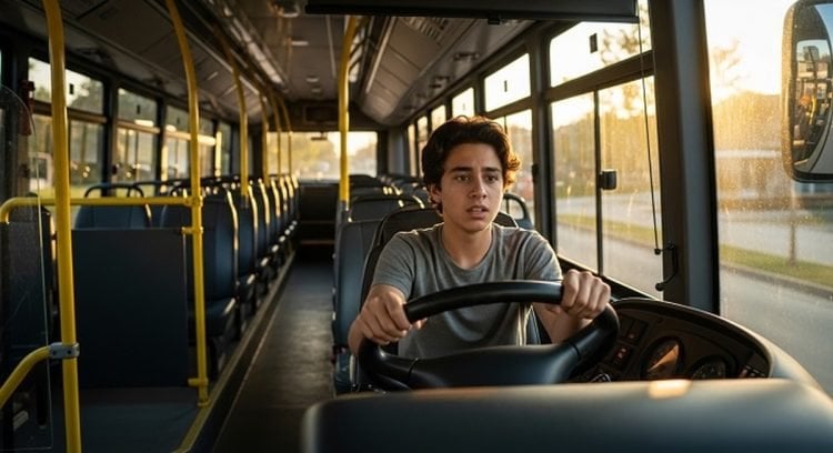 German Teenager Steals City Bus to Drive Girlfriend to School