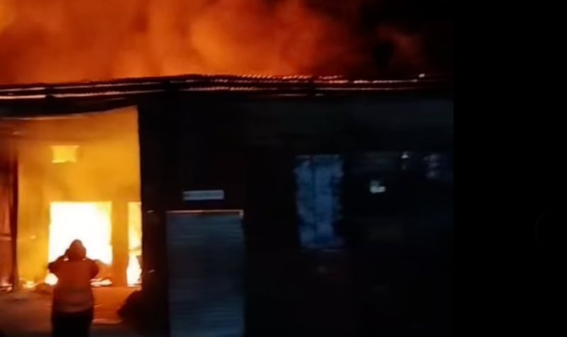Massive Fire Destroys Soap Factory Warehouse in Hetauda Industrial Area