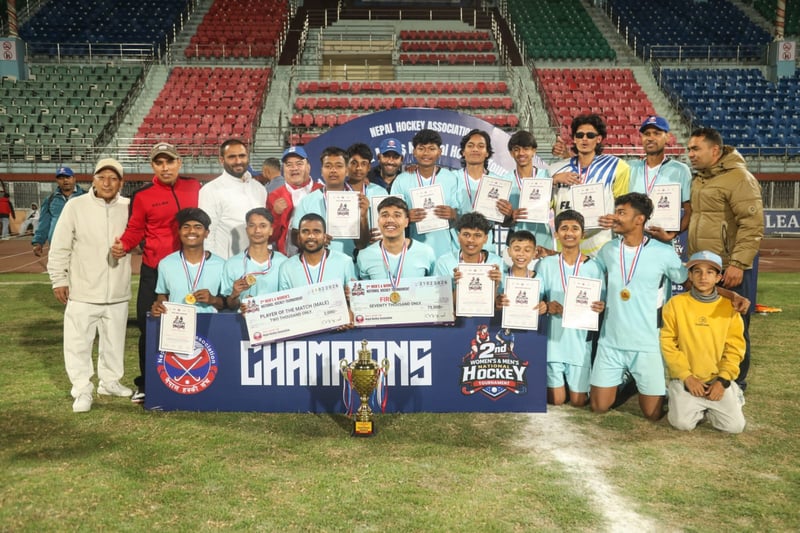 Sudurpashchim and Gandaki Provinces Clinch Men's and Women's Hockey Titles, Respectively