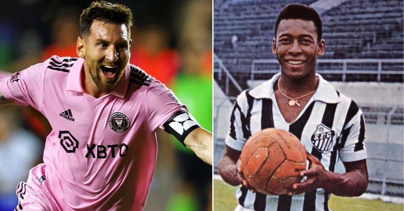 Lionel Messi Equals Pele's Record for Second-Most Career Free-Kick Goals