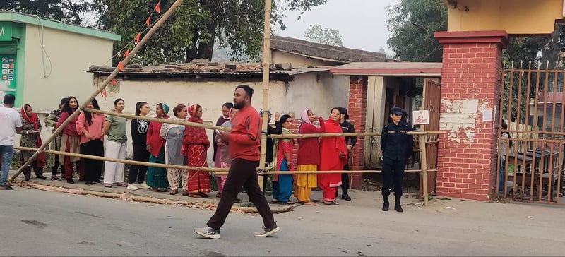 Morang District Sees 44.82% Voter Turnout by 3 PM in Six Constituencies