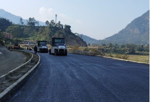 41-Kilometer Section of Mugling-Pokhara Road Expansion Completed in Tanahun