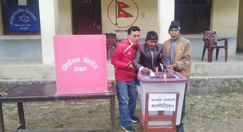 Peaceful Voting Concludes in Myagdi and Baglung Districts Amidst Lower Turnout