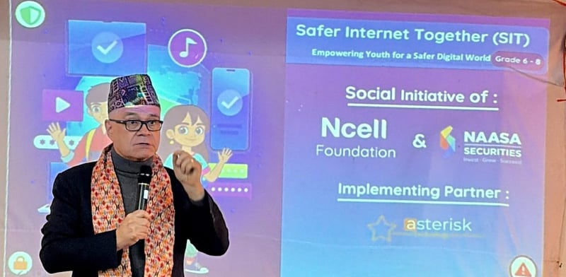 सुरक्षित इन्टरनेट दिवस २०८२ः एनसेल फाउन्डेसनद्वारा ‘सेफर इन्टरनेट टुगेदर’ कार्यक्रम सुरु