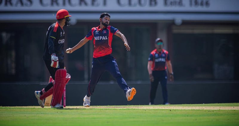 Canada Sets 162-Run Target for Nepal in T20 World Cup Warm-up Match