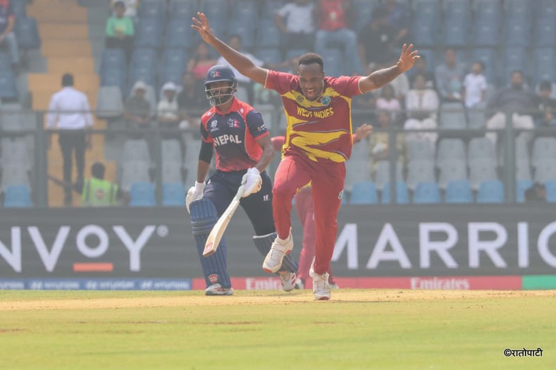 Nepal Crushed by West Indies in T20 World Cup Opener