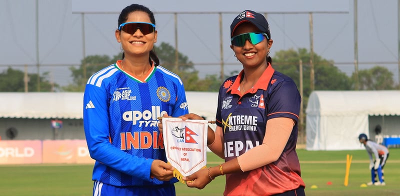 Nepal Women's Team Suffers Third Consecutive Defeat in ACC Emerging Asia Cup Rising Stars Tournament