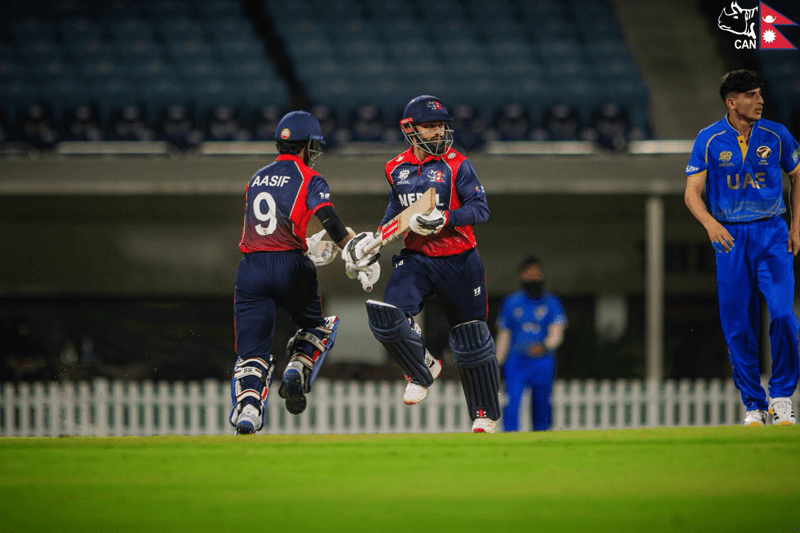 Nepal Defeats UAE by Seven Wickets in T20 World Cup Practice Match in Chennai