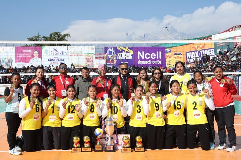 New Diamond Sports Club Clinches Sixth Tiger Cup Women's Volleyball Championship Title