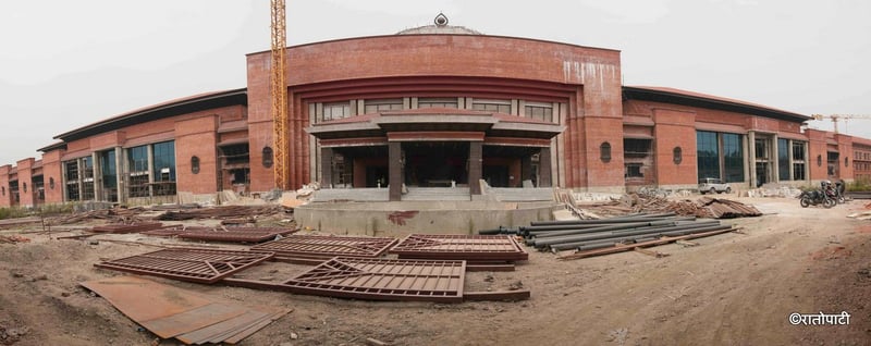 Construction Nears Completion for New Federal Parliament Building in Kathmandu, Temporary Hall to Host Sessions
