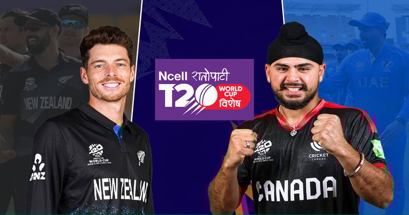 T20 World Cup: New Zealand Faces Canada in Crucial Group D Clash