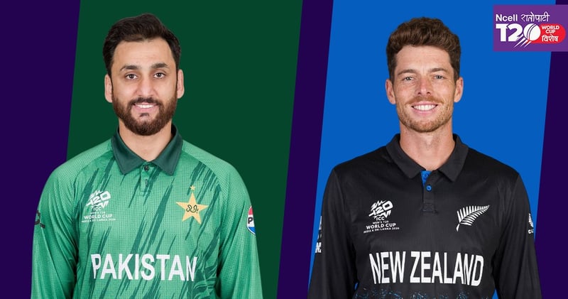 Pakistan and New Zealand Clash in T20 World Cup Super 8 Opener in Colombo
