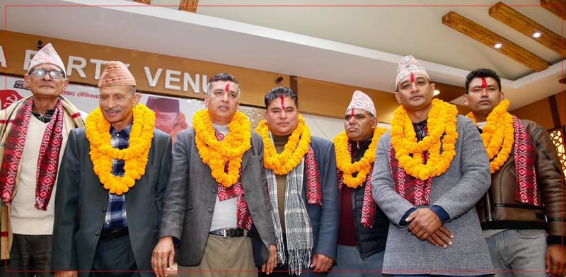 Dozens of CPN-UML Leaders and Cadres Resign in Okhaldhunga, Join Rival Communist Party