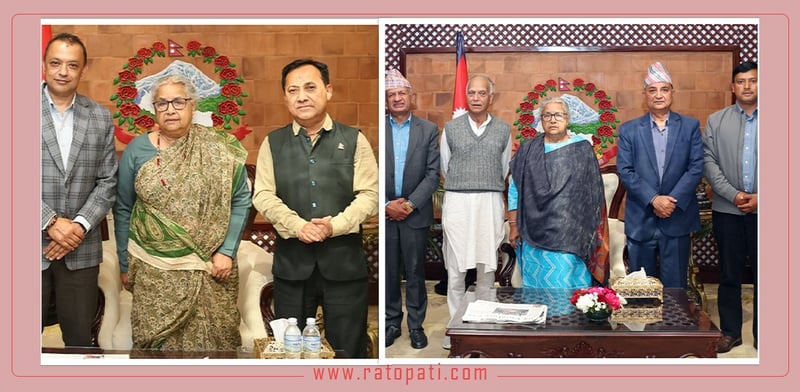 Interim PM Sushila Karki Appears Relieved and Engaged in Farewell Diplomacy After Elections