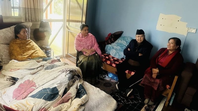 रविलक्ष्मीको स्वास्थ्य अवस्था बुझ्न पुगिन् विद्या भण्डारी