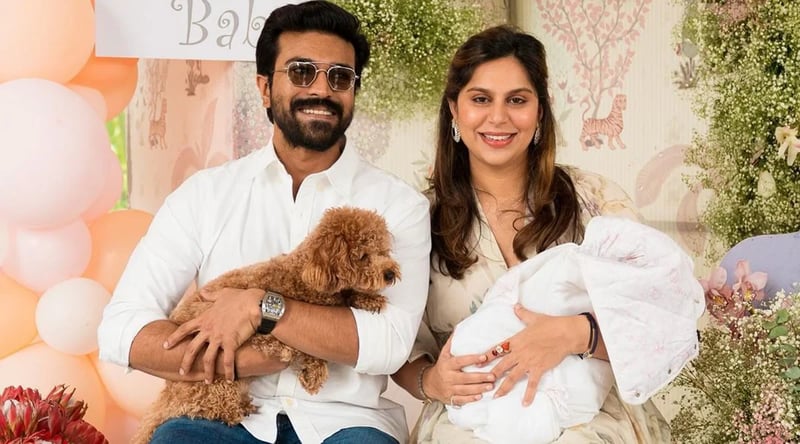 South Indian Superstar Ram Charan Becomes Father to Twins
