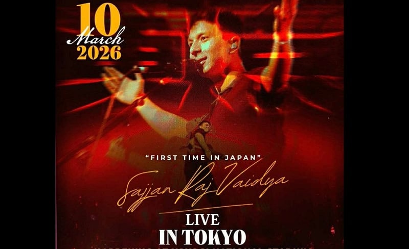 Popular Nepali Singer Sajjan Raj Vaidya to Hold First Live Concert in Japan in 2025