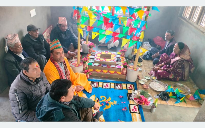 Brahmin Priest Conducts Housewarming Ceremony at Dalit Home in Kanchanpur, Challenging Caste Barriers