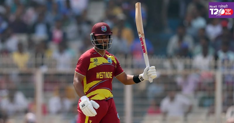 West Indies Set 166-Run Target for Italy in T20 World Cup Clash Led by Captain Hope's Half-Century