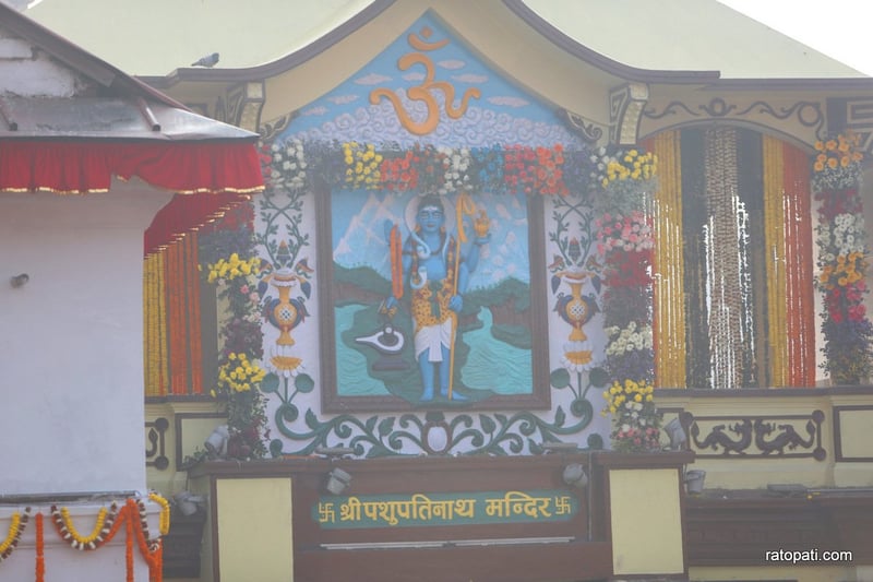 Cleanup Underway at Pashupatinath Temple Ahead of Maha Shivaratri Festival