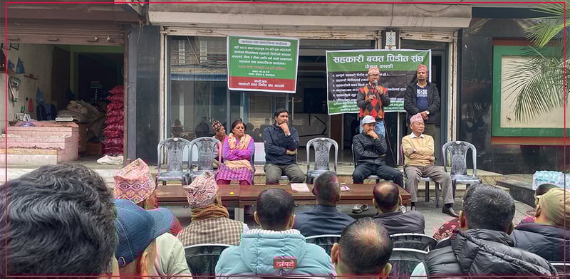 Cooperative Victims in Pokhara Express Disillusionment with Politicians, Vow to Withhold Votes