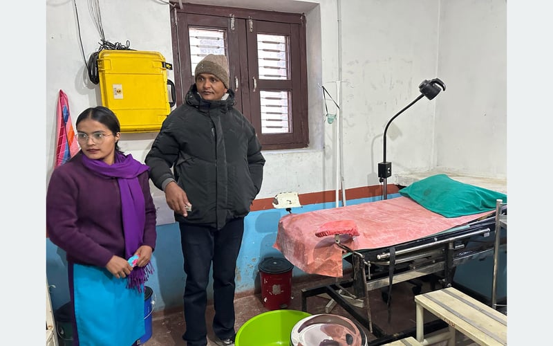 राजुली नगरअस्पतालमा पहिलोपटक ‘वासिङ मेसिन’ राखिएपछि...