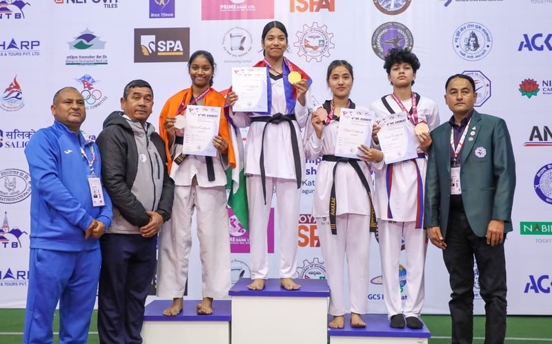 Nepali Athletes Dominate Fourth Mount Everest International Taekwondo Championship