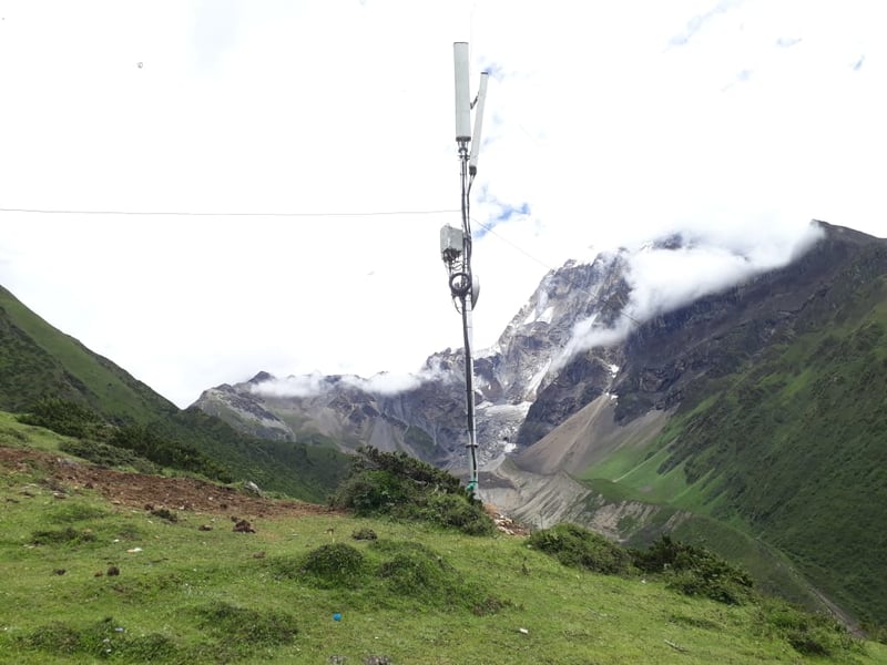 Nepal Telecom Installs Tower in Jungle Area to Resolve Mobile Network Blackspots on East-West Highway