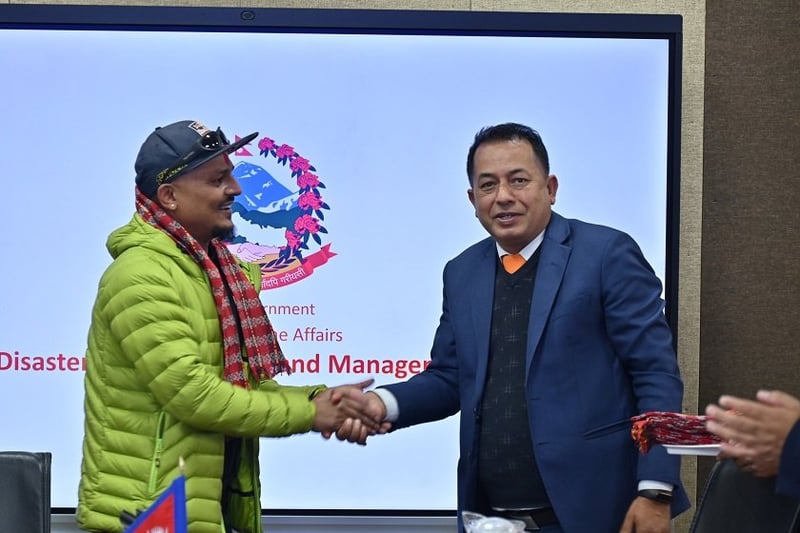 Local Youth Honored for Heroic Rescue Efforts Following Deadly Bus Crash in Dhading