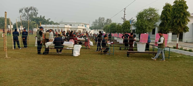 Voting Underway Peacefully Across Sudurpashchim Province