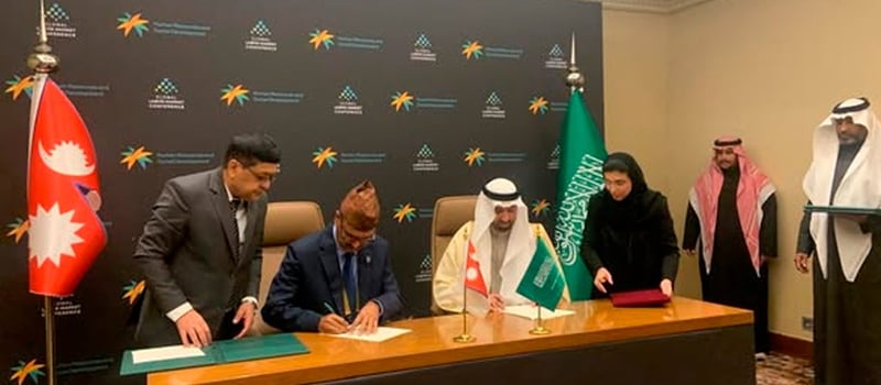 Nepal and Saudi Arabia Sign Bilateral Labor Agreement to Protect Migrant Workers