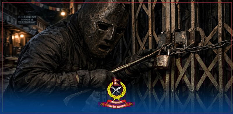 Man Wanted for Multiple Kathmandu Cooperative Burglaries Arrested While Attempting to Rob Bank in Solukhumbu