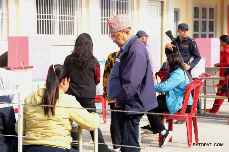 Voting Underway Peacefully Across All 10 Constituencies in Kathmandu